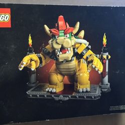 LEGO The Mighty Bowser (partially built)