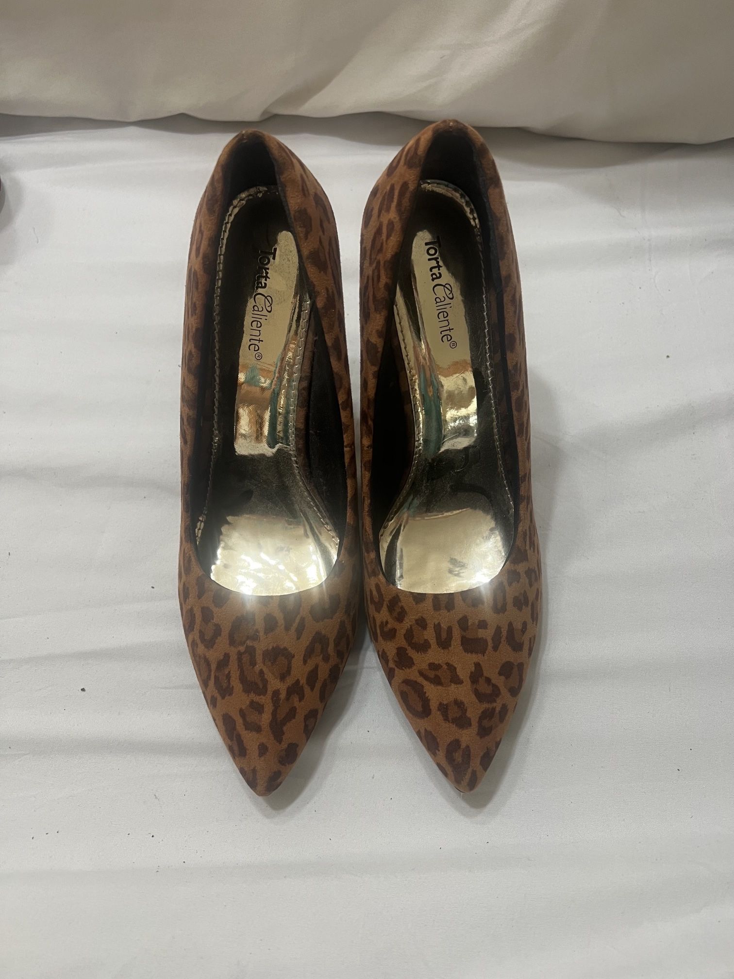 Womens Cheetah Print Heels size 7.5