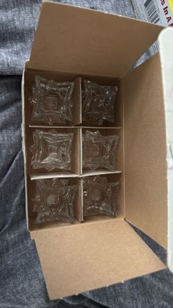 Set Six stackable candlesticks holders