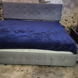 King Sized Bed W/ Mattress 