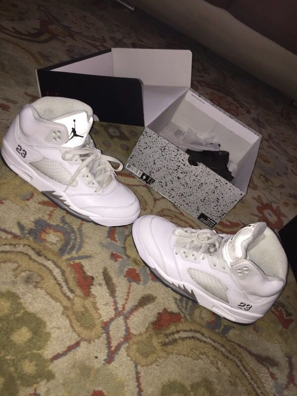 Jordan white metallic size - Main Image
