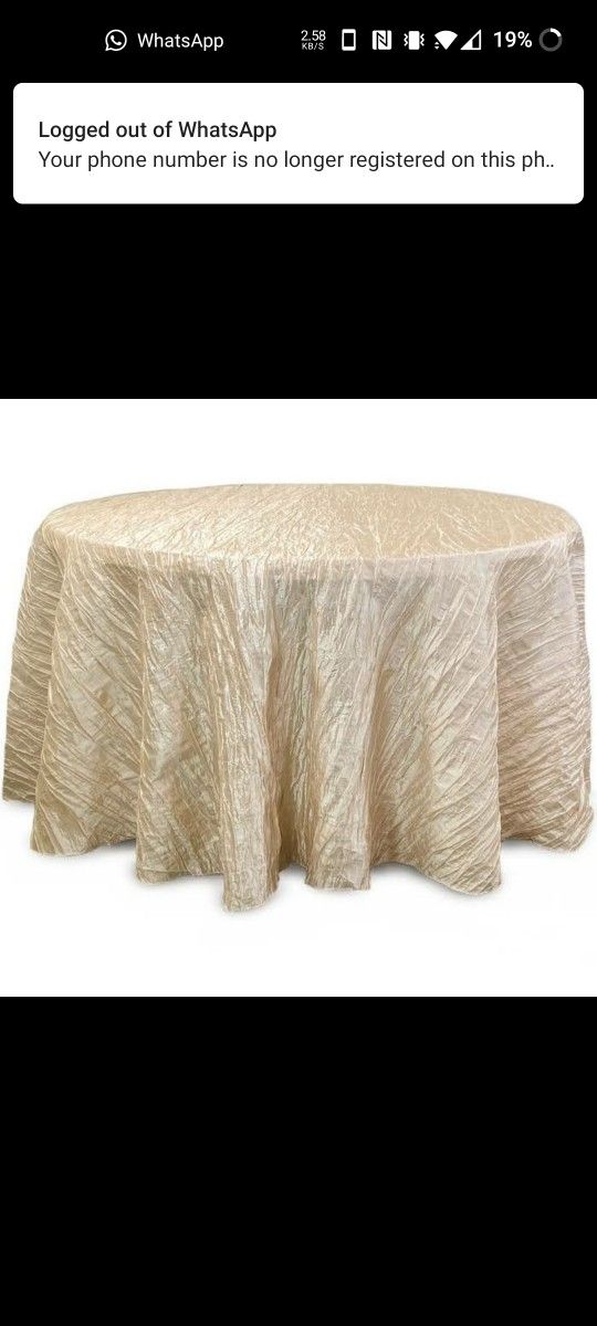 Beautiful Table/Linens Cloths Available!!