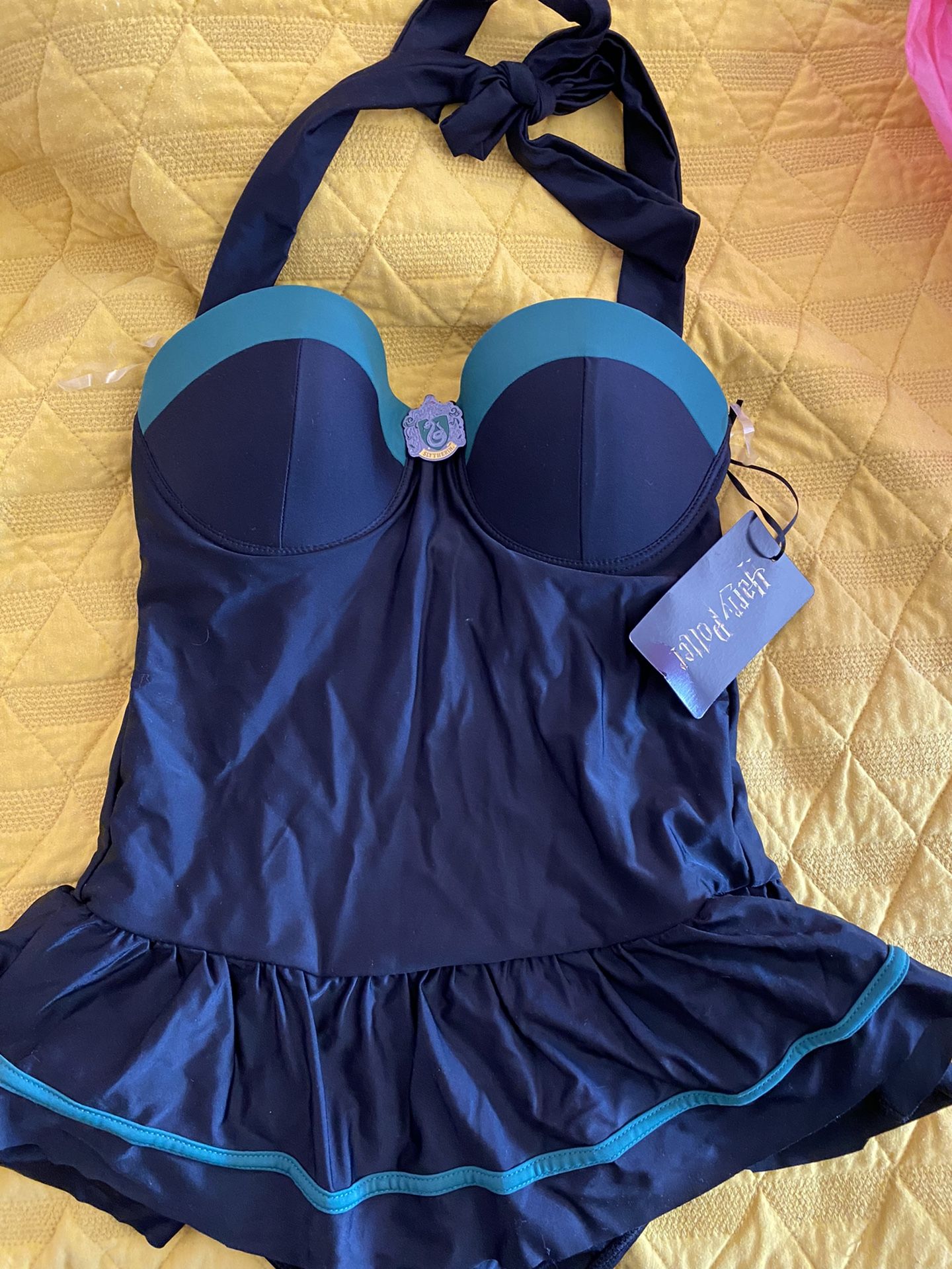 Harry Potter Slytherin Swimsuit Small
