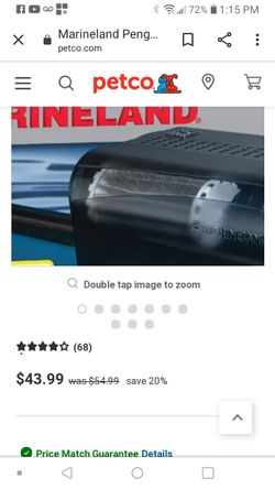 Penguin bio wheel 350 filter tank.