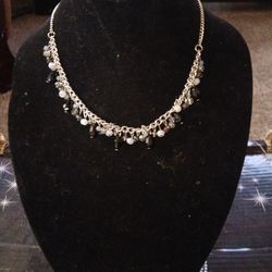 Black and Silver necklace