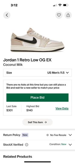 Jordan 1 Retro Low OG EX