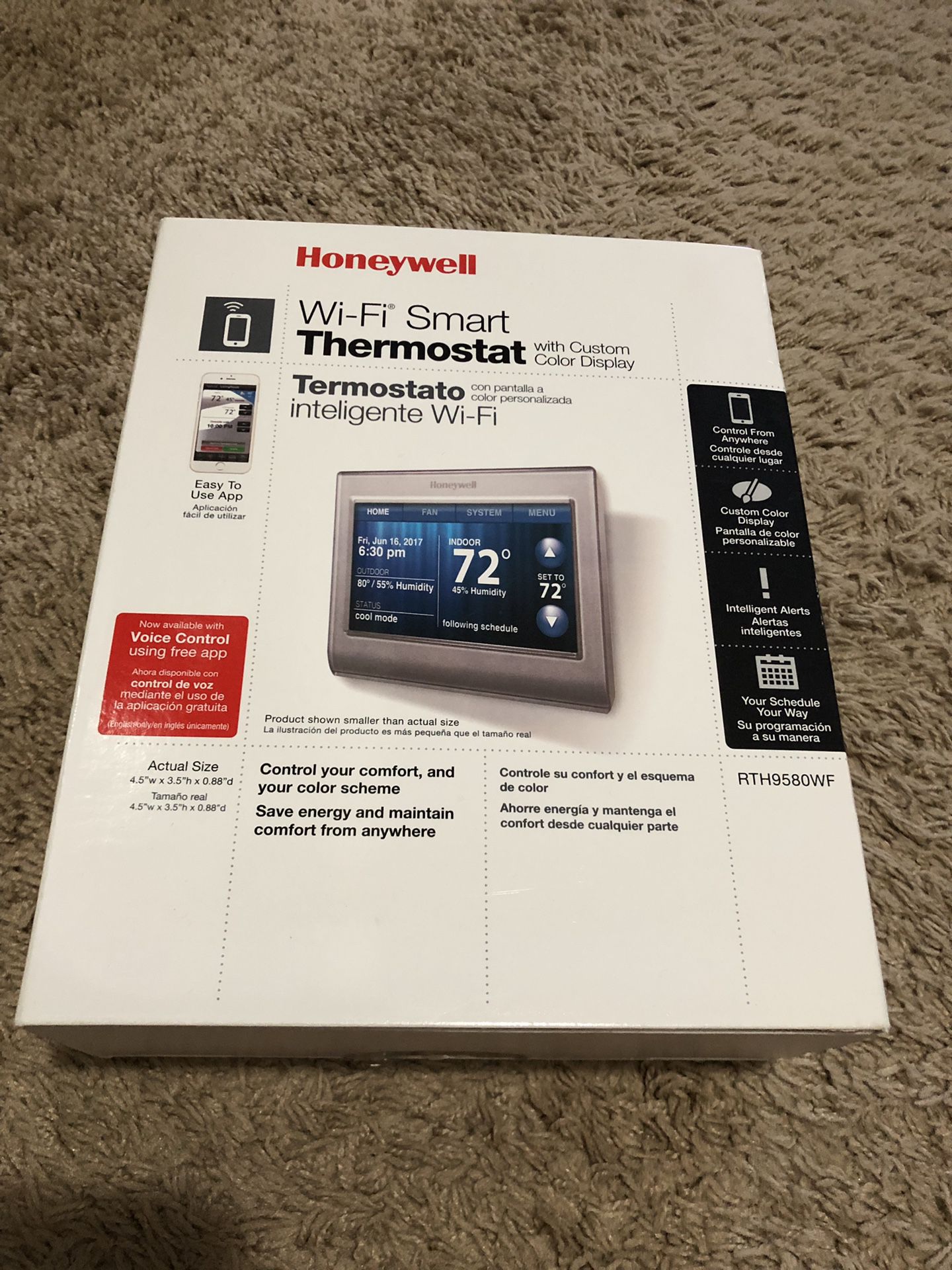 Honeywell Smart Wi-Fi AC Thermostat