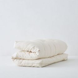 Japanese Organic Foldable Futon Mattress - Organic Wool & Cotton
