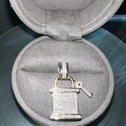 10k Gold Diamond Locket Pendant