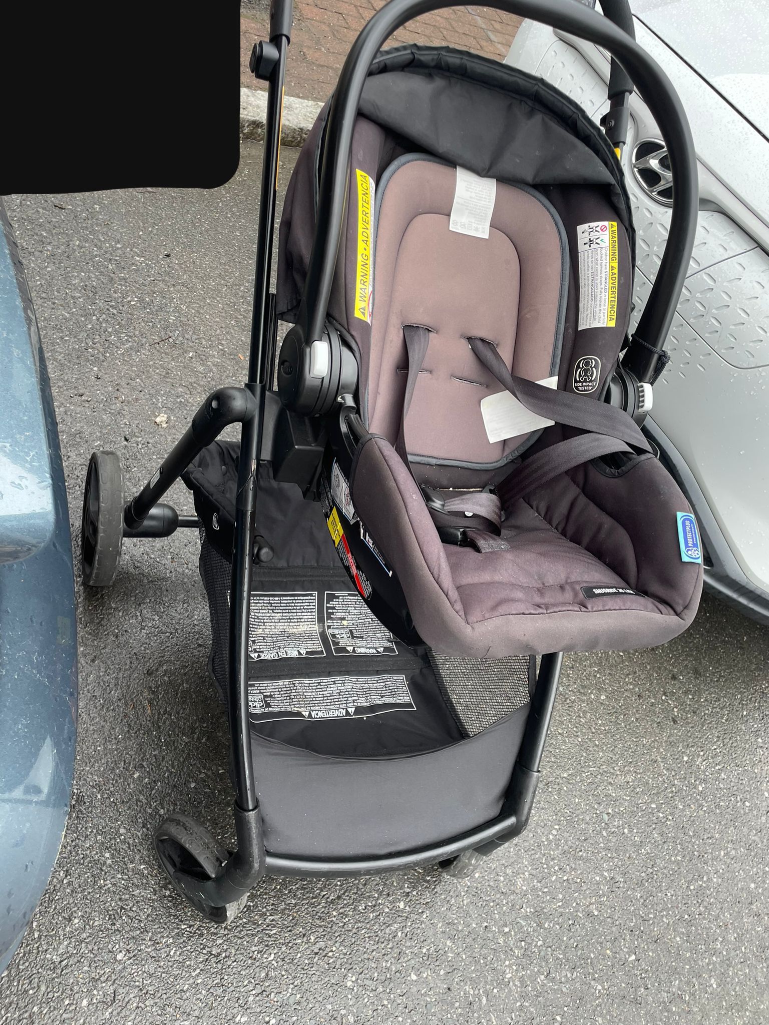 Graco Car Seat With Base And Stroller
