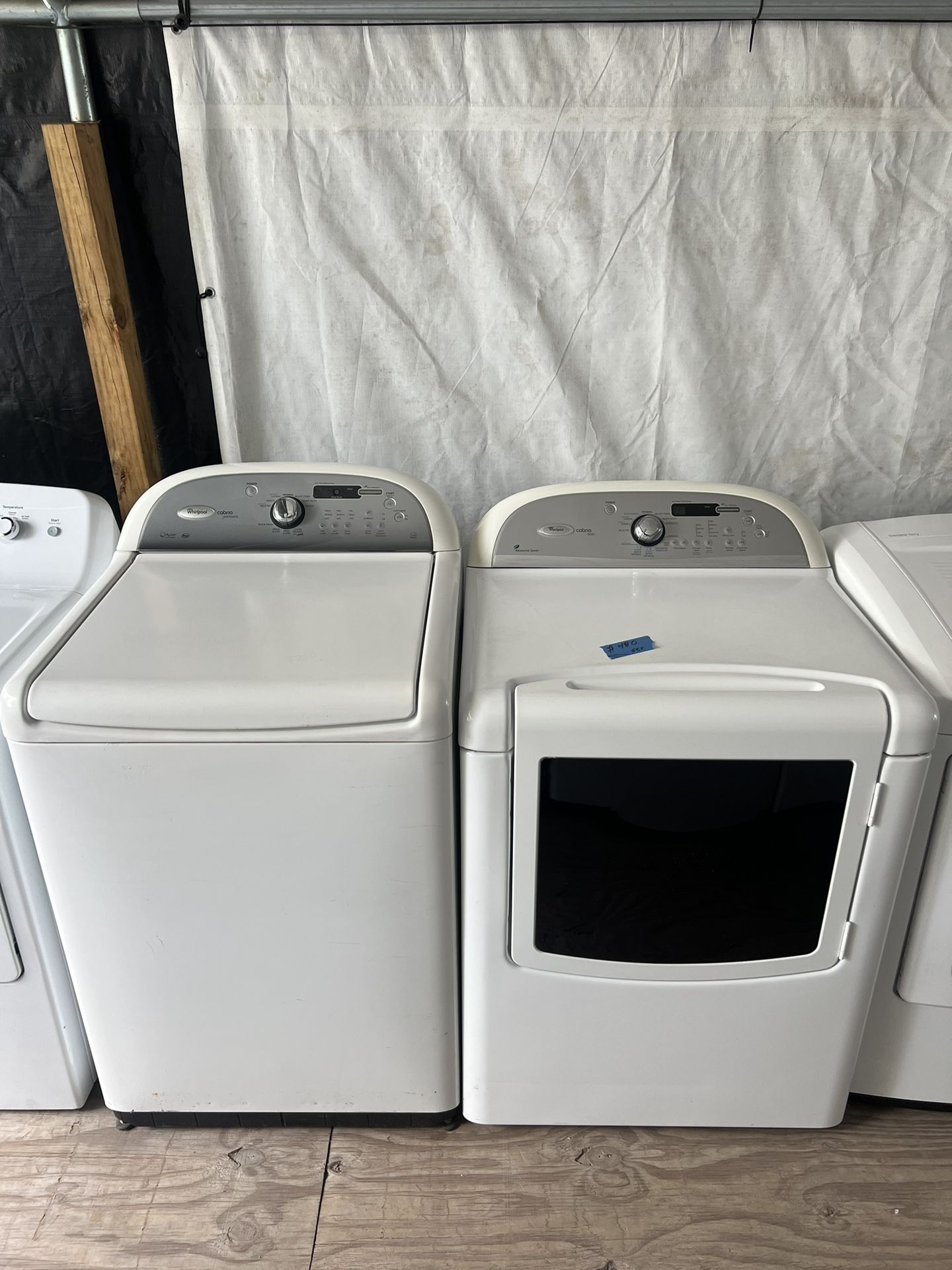 Whirlpool Washer&dryer Large Capacity Set    60 day warranty/ Located at:📍5415 Carmack Rd Tampa Fl 33610📍