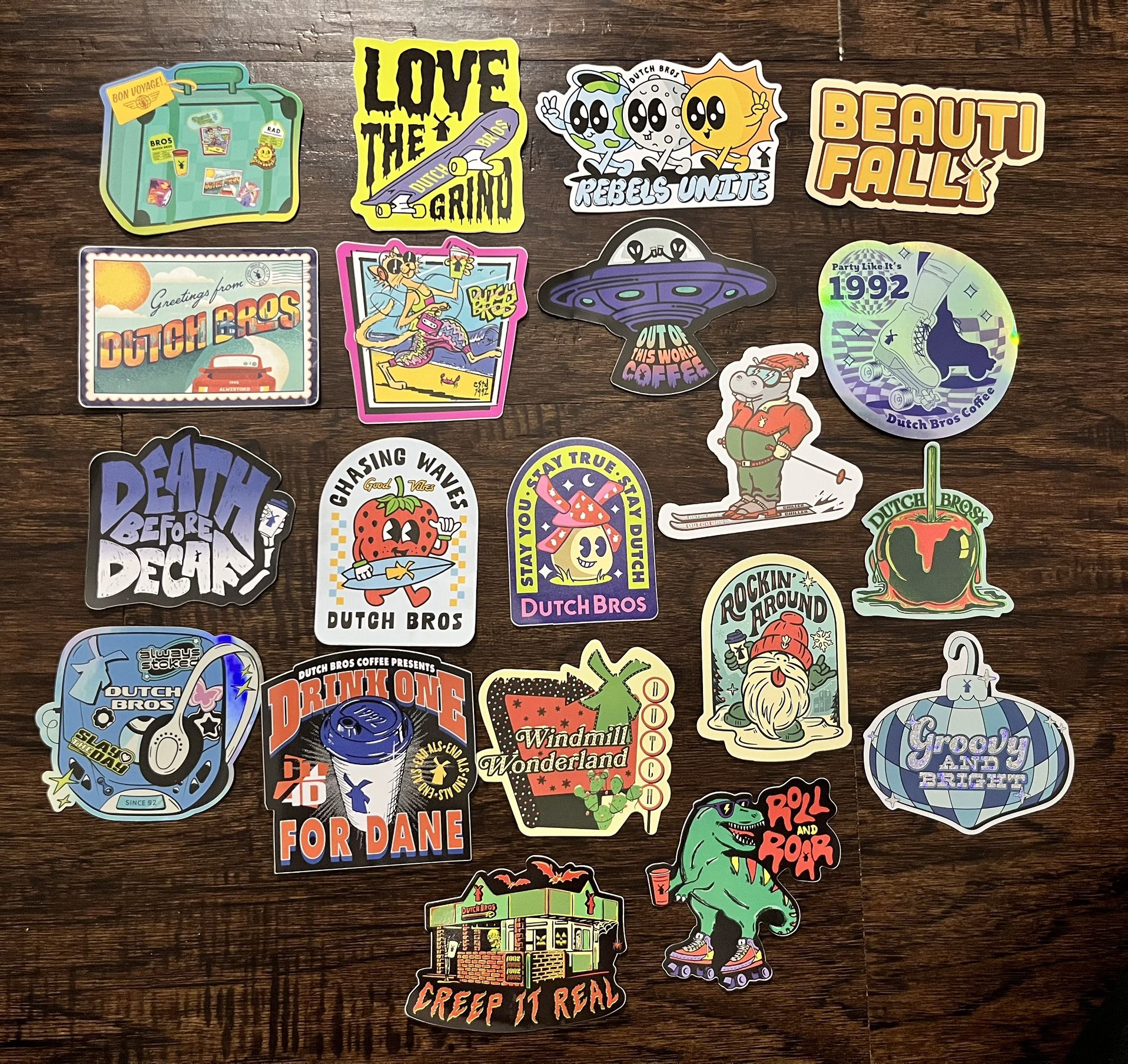 20 For $20 Dutch Bros Stickers