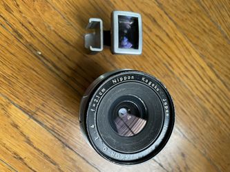 Nikon Nikkor-O 21mm f4 Nippon Kogaku Lens w/Finder