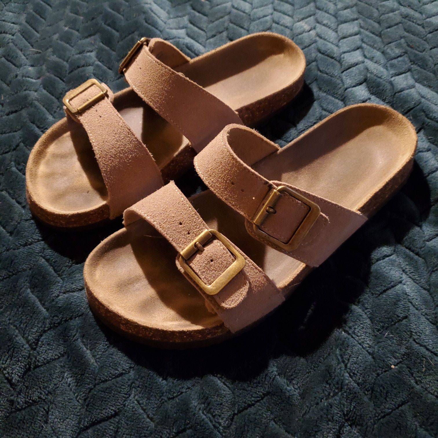 Leather Woodstock Birkenstocks