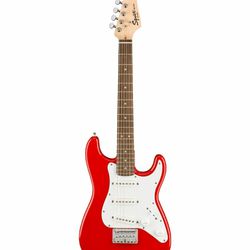 Red Mini Fender Stratocaster Electric Guitar