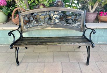 Beautiful antique outdoor bench