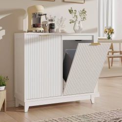 ❤️‍🔥 #w  Double Tilt Out Trash Can Cabinet with Odor Control,