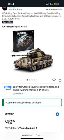 King Tiger Tank Collectible