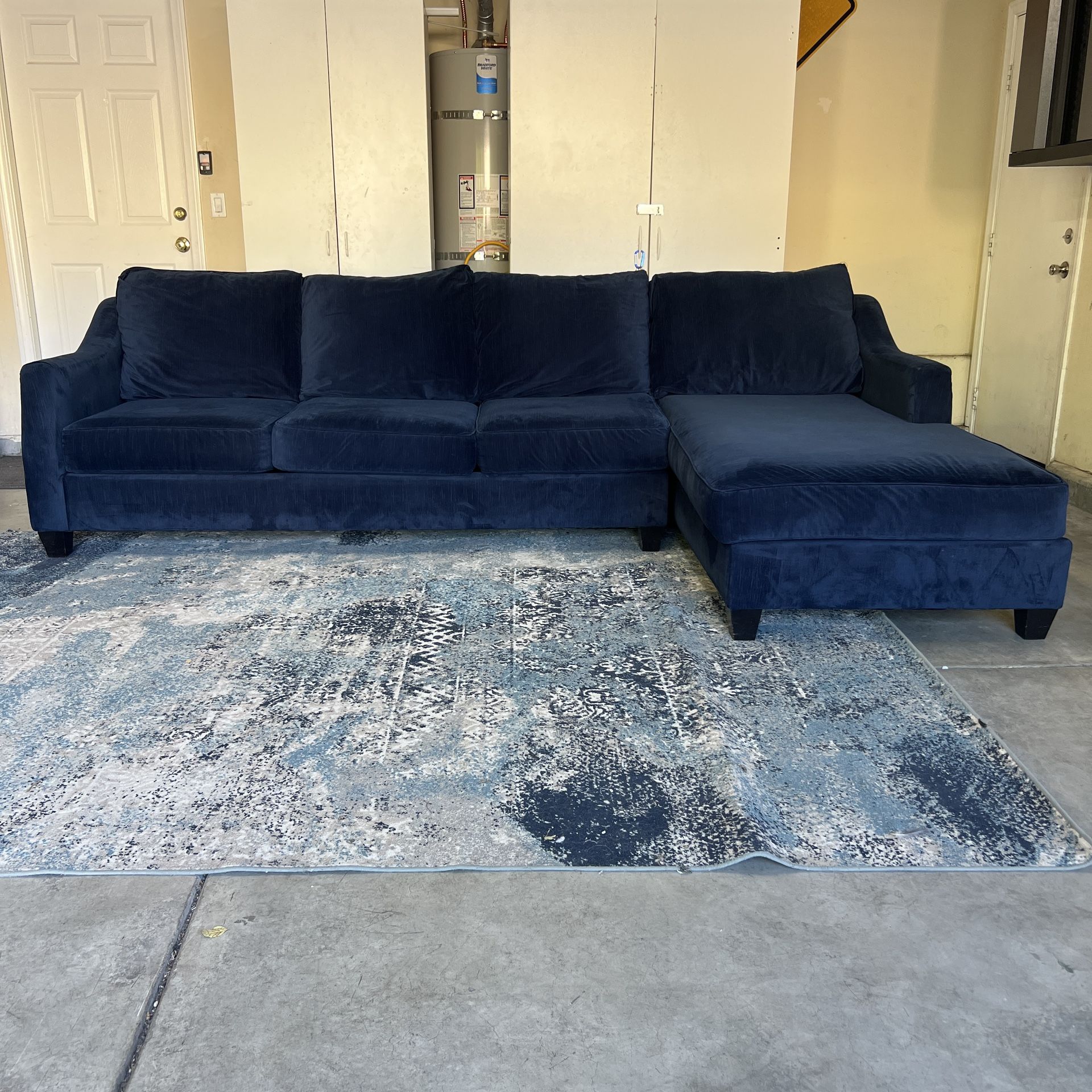 Sectional Sofa Couch with Chaise Delivery Available 🚚