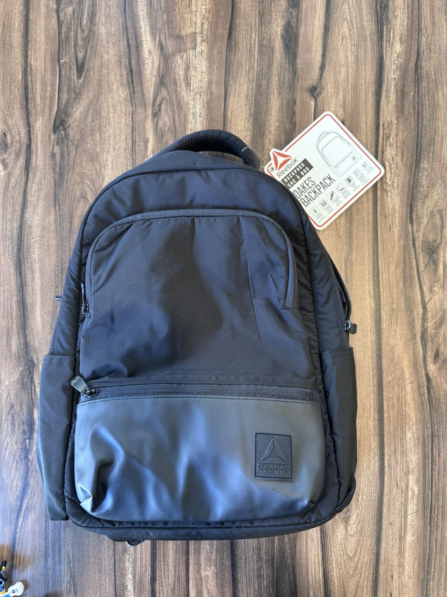 Reebok Backpack Black Backpack New