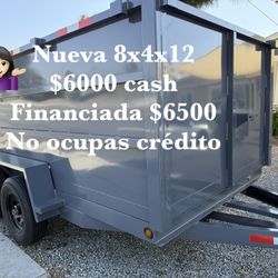 New 8x4x12 Hydraulic Utility Dump Trailer 