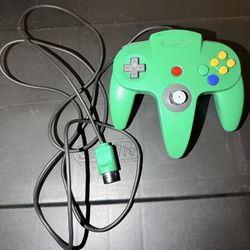 Authentic OEM Nintendo 64 Green Controller Loose Stick