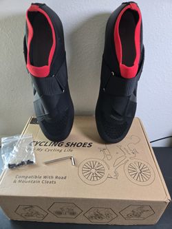 Cycling Shoes For Clipless Pedals Size 9 1/2 Eu43.5