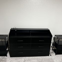 Side table and dresser