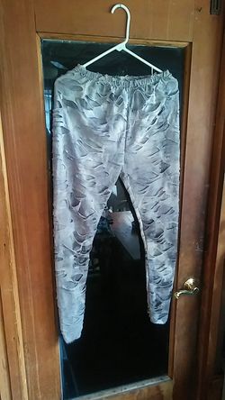 Scaly stretchy costume pants