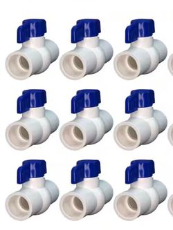 Everbilt 3/4 in. Slip x 3/4 in. Slip PVC Schedule 40-Ball Valve Pro Pack (9-Pack) - PVCBV3412JR=N7-644