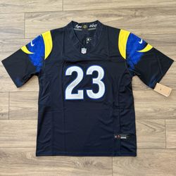 LA Rams Kyren Williams Rivalry Stitched Jersey, S To 3Xl 
