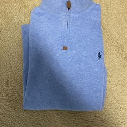 Polo 1/2 Zip Sweater-Size L