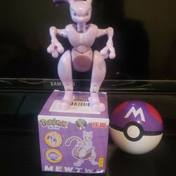 Mewtwo Figure Pokeball Toy 