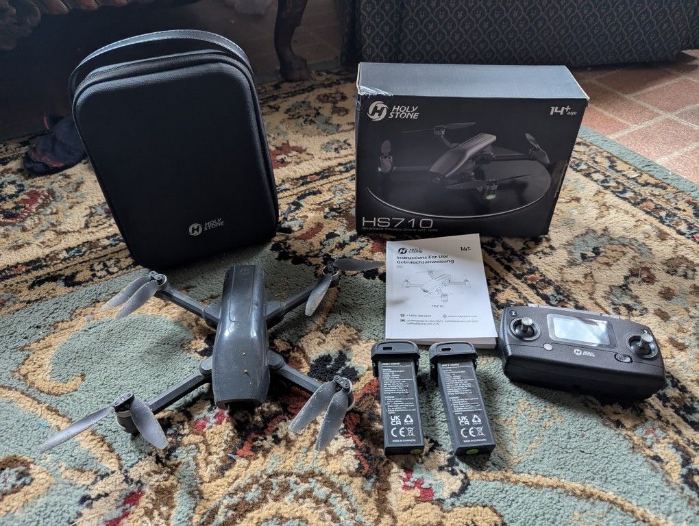 Holy Stone HS710 GPS Camera Drone. 2 Batteries, 4K, 5G, Under 249g.