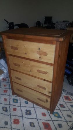 Solid wood dresser