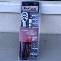 Rachet Tool Set 1/2” New For Getting Big Jobs Done Right