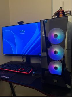 PC GAMER WITH GAMER MONITOR