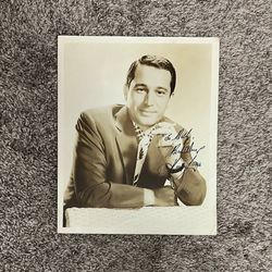 Vintage Perry Como Signed Photo Photograph Picture