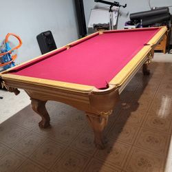 handcrafted players choice billiards 8ft pool table