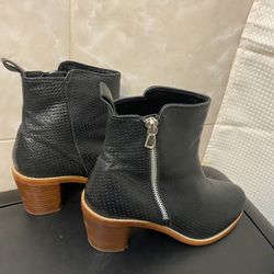 Wittner Booties Black Leather 