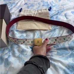 EUC LOUIS VUITTON MURAKAMI BELT