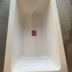 Swiss Madison Voltaire 54x30 Inch Reversible Drain Drop-in Bathtub White. THIS WEEKEND ONLY $150
