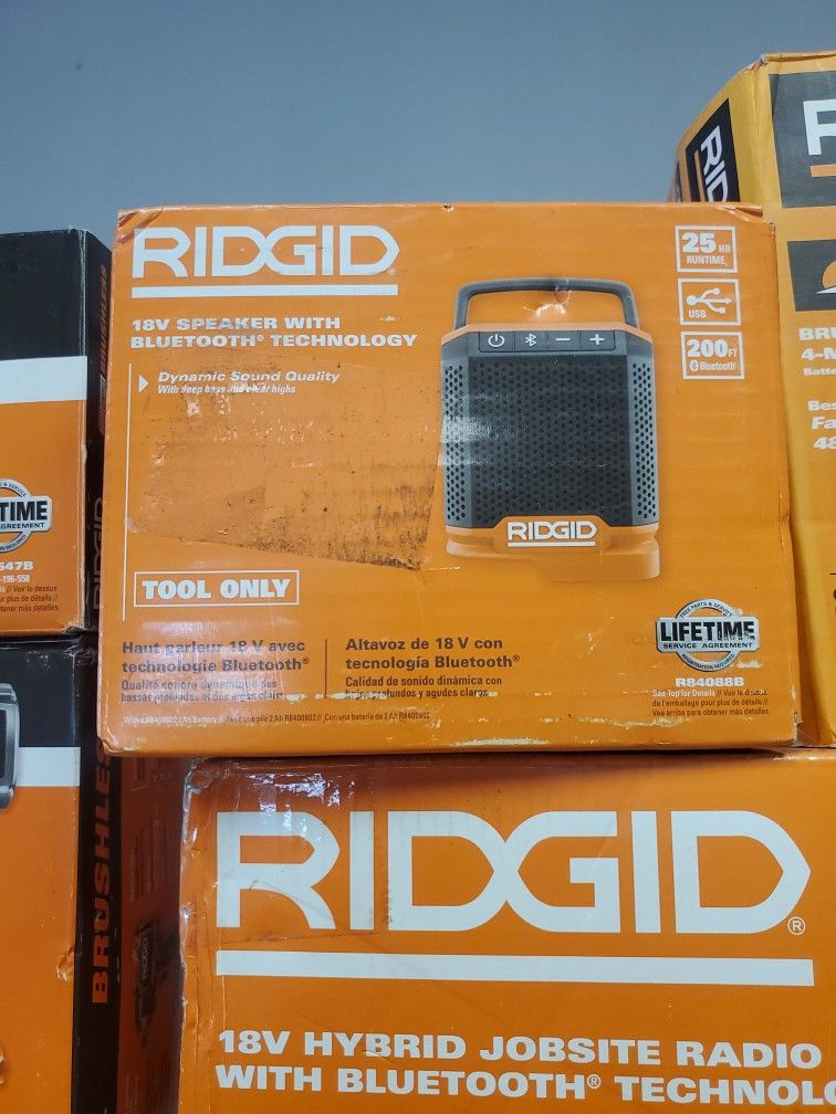Ridgid Bluetooth Speaker