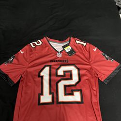 NFL Tampa Bay Buccaneers Tom Brady Home Jersey On Field Dri-Fit Size Small