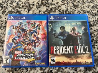 Marvel vs Capcom Fighting Collection & Resident Evil 2 remake playstation 4 & 5 PS4 PS5
