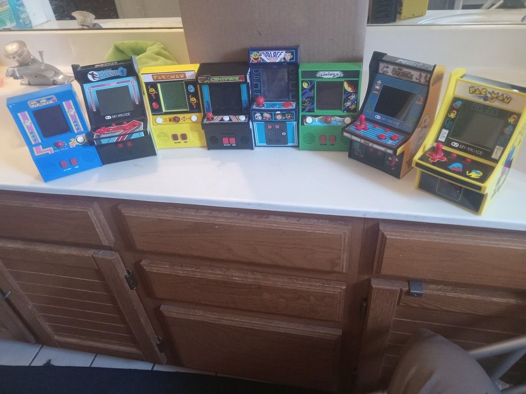 Arcade games.