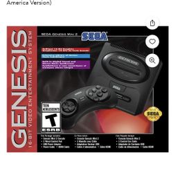 sega genesis 2 original packaging new condition