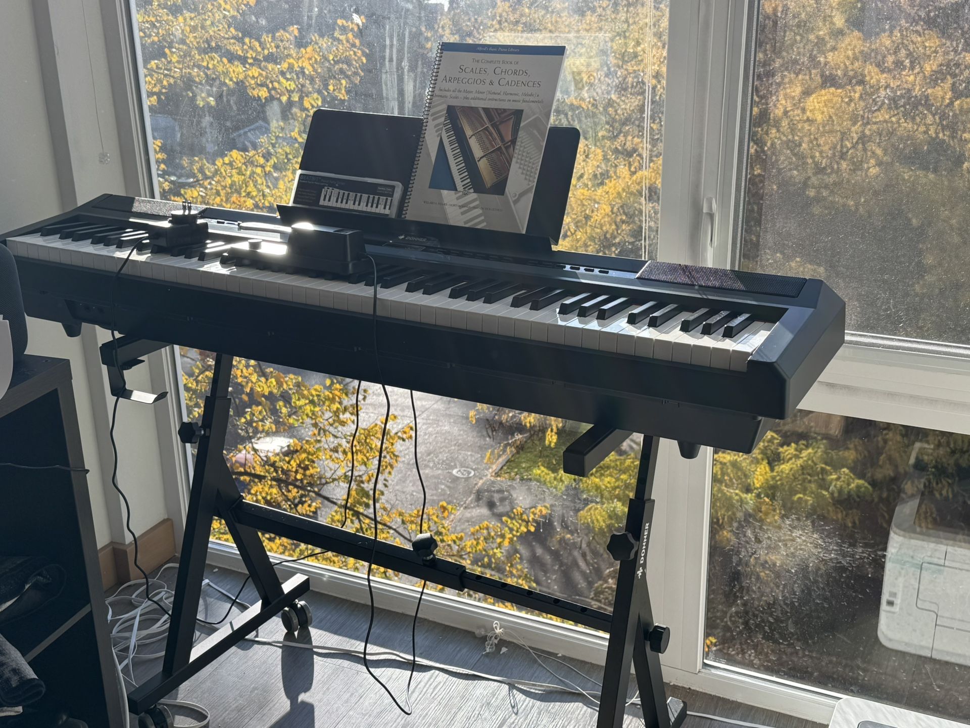 Digital Piano/88 Weighted Keyboard - Donner DEP 20 With Rolling Stand! 