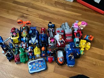 paw patrol cars and figures