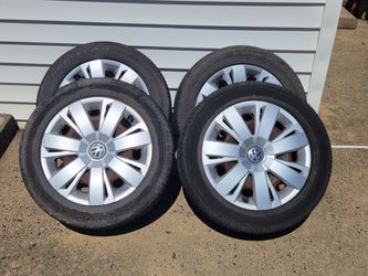 VW 16" Steel Rims and Tires